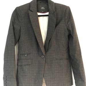 Women's tailored blazer.
